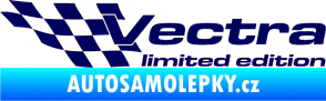 Samolepka Vectra limited edition levá tmavě modrá
