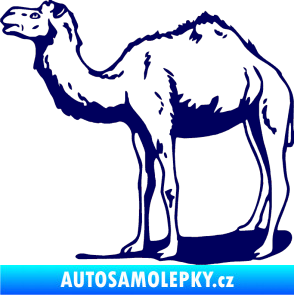 Samolepka Velbloud 001 levá tmavě modrá