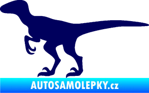 Samolepka Velociraptor 001 levá tmavě modrá