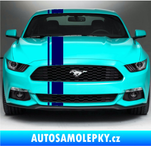 Samolepka Viper pruhy 2 cm + 12 cm tmavě modrá