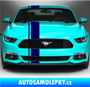 Samolepka Viper pruhy 2 cm + 15 cm tmavě modrá
