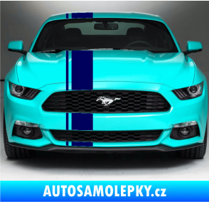 Samolepka Viper pruhy 2 cm + 16 cm tmavě modrá
