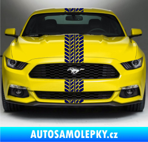 Samolepka Viper stopa 001 20 cm tmavě modrá