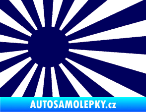 Samolepka Vlajka Japonsko 002 levá JDM tmavě modrá