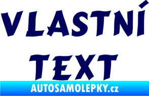 Samolepka Vlastní text - Cancun tmavě modrá