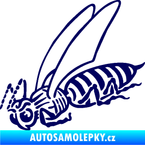 Samolepka Vosa 004 levá tmavě modrá
