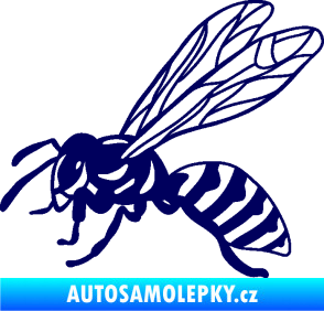 Samolepka Vosa 006 levá tmavě modrá