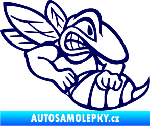 Samolepka Vosa pravá tmavě modrá