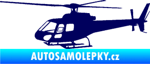Samolepka Vrtulník 002 levá helikoptéra tmavě modrá