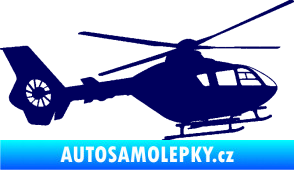 Samolepka Vrtulník 006 pravá tmavě modrá