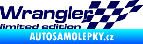 Samolepka Wrangler limited edition pravá tmavě modrá