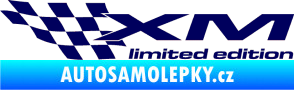 Samolepka Xm limited edition levá tmavě modrá