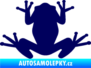 Samolepka Žába 003 tmavě modrá