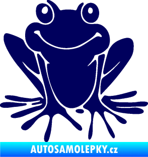 Samolepka Žába 008 levá tmavě modrá