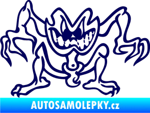 Samolepka Žabák levá tmavě modrá