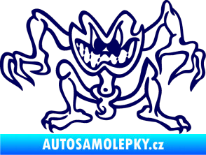 Samolepka Žabák pravá tmavě modrá