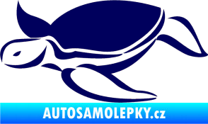 Samolepka Želva 002 levá tmavě modrá
