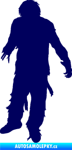 Samolepka Zombie 001 levá tmavě modrá