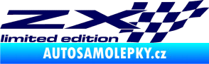 Samolepka ZX limited edition pravá tmavě modrá