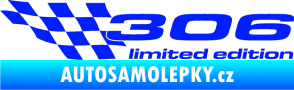 Samolepka 306 limited edition levá modrá dynamic