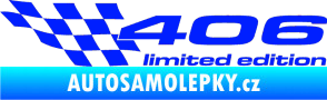 Samolepka 406 limited edition levá modrá dynamic