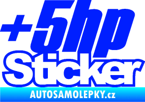 Samolepka + 5hp sticker 001 modrá dynamic