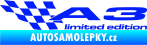 Samolepka A3 limited edition levá modrá dynamic