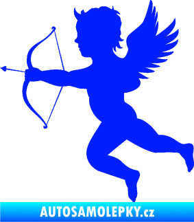 Samolepka Amor 001 levá cupid andílek modrá dynamic