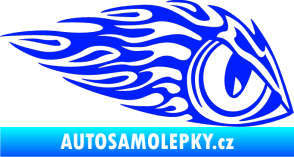 Samolepka Animal flames 016 pravá zvířecí oko modrá dynamic