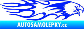 Samolepka Animal flames 026 pravá orel modrá dynamic