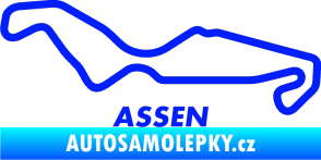Samolepka Okruh Assen modrá dynamic