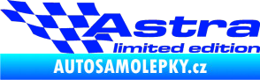 Samolepka Astra limited edition levá modrá dynamic