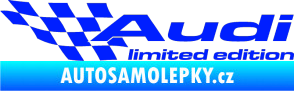Samolepka Audi limited edition levá modrá dynamic