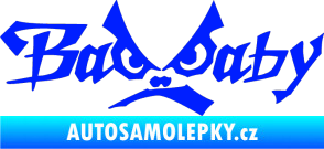 Samolepka Bad Baby modrá dynamic