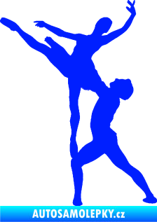 Samolepka Balet 001 levá modrá dynamic