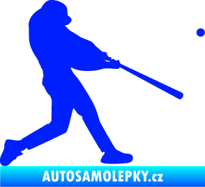 Samolepka Baseball 001 pravá modrá dynamic