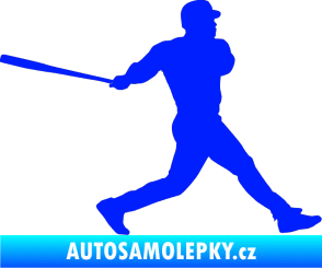 Samolepka Baseball 002 pravá modrá dynamic