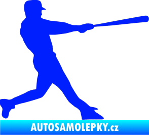 Samolepka Baseball 004 pravá modrá dynamic
