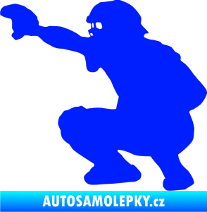 Samolepka Baseball 005 levá modrá dynamic