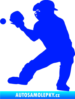 Samolepka Baseball 007 levá modrá dynamic