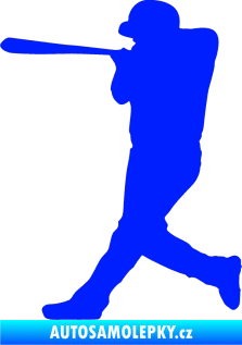 Samolepka Baseball 009 levá modrá dynamic