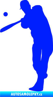 Samolepka Baseball 012 levá modrá dynamic