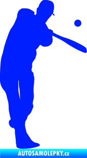 Samolepka Baseball 012 pravá modrá dynamic