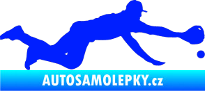 Samolepka Baseball 015 pravá modrá dynamic