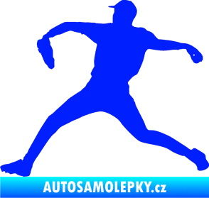 Samolepka Baseball 019 levá modrá dynamic