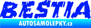 Samolepka Bestia modrá dynamic