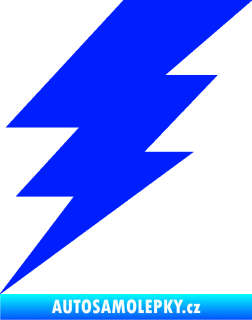 Samolepka Blesk 001 elektřina modrá dynamic