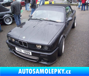 Samolepka BMW E30 - přední modrá dynamic