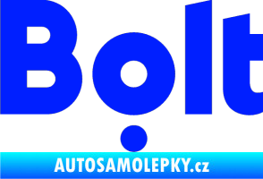 Samolepka Bolt - taxi modrá dynamic