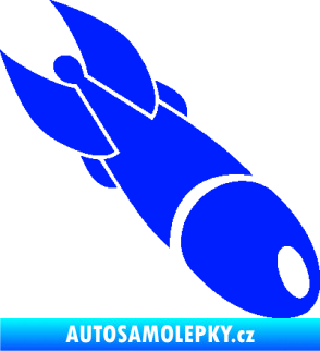 Samolepka Bomba 004 pravá modrá dynamic